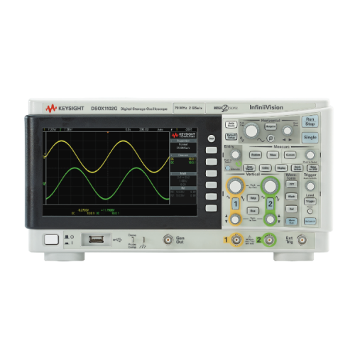 DSOX1102A 示波器 70/100 MHz，2 个模拟通道